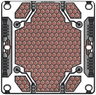 Plastic Square 14 x 14 with Solar Panel Pattern