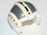 Minifigure, Headgear Helmet SW Rebel Pilot with Dark Bluish Gray Rectangles Pattern (Wedge Antilles)