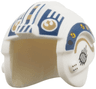 Minifigure, Headgear Helmet SW Rebel Pilot with Dark Blue Panels, Stripes, Dark Tan Rebel Alliance Symbol Pattern