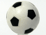 Ball, Sports Soccer with Black Pentagons Pattern