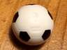 Ball, Sports Soccer with Black Pentagons Pattern - No Pentagon at Injection Point
