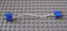 Electric, Wire 12V / 4.5V with two Blue 2-prong connectors, 11 Studs Long