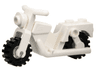 Motorcycle Town with Trans-Clear Wheels with Black Tires (x81 / 3464c02)