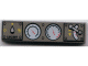 Tile 1 x 4 with Light Switch, 2 White Gauges and Train Throttle Pattern