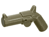 Minifigure, Weapon Gun, Pistol Revolver - Large Barrel and Solid Handle
