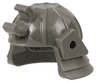 Minifigure, Headgear Helmet Ninja / Samurai with Clip and Short Visor