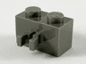 Brick, Modified 1 x 2 with Split U Clip Thick (Vertical Grip)