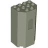 Panel 3 x 4 x 6 Turret Wall with Window
