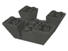 Slope, Inverted 65 6 x 6 x 2 Quad with Cutouts