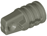 Hinge Cylinder 1 x 2 Locking with 1 Finger and Axle Hole on Ends with Slots
