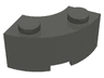Brick, Round Corner 2 x 2 Macaroni with Stud Notch