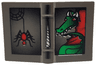 Minifigure, Utensil Book 2 x 3 with Green Dragon and Black and Red Spider Pattern
