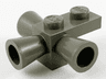 Brick, Modified 1 x 1 with 3 Loudspeakers / Space Positioning Rockets