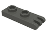 Hinge Plate 1 x 2 with 3 Fingers on End - Hollow Studs