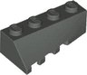 Wedge 4 x 2 Sloped Right