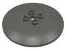 Dish 6 x 6 Inverted (Radar) - Hollow Studs