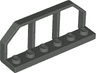 Plate, Modified 1 x 6 with Train Wagon End / Fence