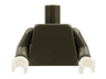 Torso Plain / Dark Gray Arms / White Hands