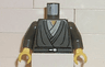 Torso SW Layered Shirt, White Undershirt, Silver Buckle Pattern / Dark Gray Arms / Yellow Hands