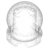 Minifigure, Utensil Crystal Ball Globe 2 x 2 x 2