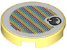 Tile, Round 2 x 2 with Bottom Stud Holder with Super Mario Scanner Code Fruit Pattern (Sticker) - Sets 71406 / 71418