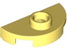 Plate, Round 1 x 2 Half with 1 Stud (Jumper)