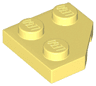 Wedge, Plate 2 x 2  Cut Corner