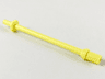 Bar   8L with Stop Rings and Pin (Technic, Figure Accessory Ski Pole) - Flat End