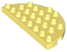 Duplo, Plate Round Corner 4 x 8 Double