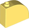 Slope, Curved 3 x 1 x 2 with Hollow Stud