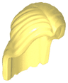 Minifigure, Hair Long, Parted in Center