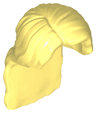 Minifigure, Hair Female Long with Right Side Part (Extra Tolerance for Body Wear in Back)