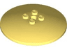 Dish 6 x 6 Inverted (Radar) - Solid Studs