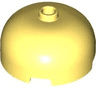 Brick, Round 3 x 3 x 1 1/3 Dome Top - Open Stud