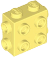 Brick, Modified 1 x 2 x 1 2/3 with Studs on Side and Ends