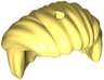 Minifigure, Hair Mid-Length, All Swept to Right Side, Hole on Top - Hard Plastic