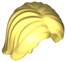 Minifigure, Hair Mid-Length Tousled with Center Part
