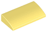 Slope, Curved 2 x 4 x 2/3 with Bottom Tubes