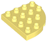Duplo, Plate Round Corner 4 x 4