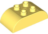Duplo, Brick 2 x 4 Slope Curved Double