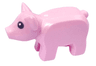 Pig, Baby Piglet with Black Eyes and White Pupils Pattern