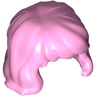 Minifigure, Hair Female Shoulder Length, Wavy with Bangs