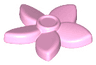 Friends Accessories Hair Decoration, Flower with Pointed Petals and Small Pin