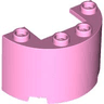 Cylinder Half 2 x 4 x 2 with 1 x 2 Cutout