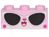 Brick 1 x 3 with Cat Face and Sunglasses Pattern (Disco Kitty)