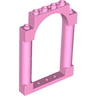 Door, Frame 1 x 6 x 7 Arched with Notches and Rounded Pillars