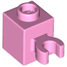 Brick, Modified 1 x 1 with Open O Clip (Vertical Grip) - Hollow Stud