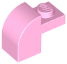 Slope, Curved 2 x 1 x 1 1/3 with Recessed Stud