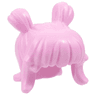 Minifigure, Hair Female Space Buns and Thick Bangs