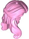 Mini Doll, Hair Female Long, Parted on Left, Lock over Right Shoulder
